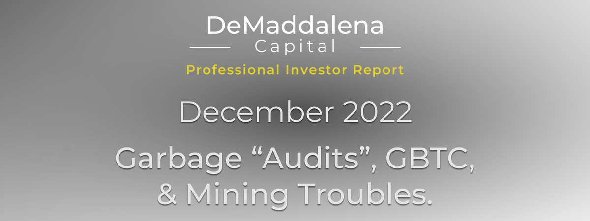 Professional Investor Report - December 2022